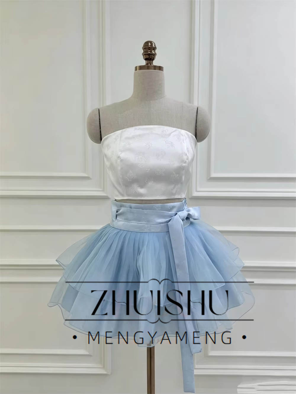 Modern Blue White 3Pcs Short C - đánh giá và giá Modern Korean Lifestyle